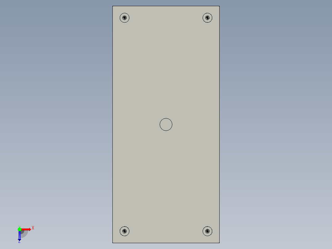 裁剪模架--纸板俯视图