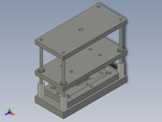 裁剪模架--纸板正等轴测缩略图