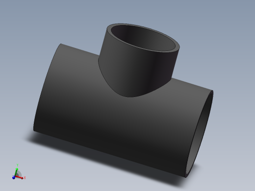 RTee_DN400_300_U-PVC