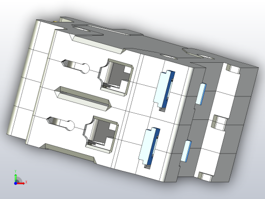 正泰保险座保险管RT28N-32X-2P前视缩略图