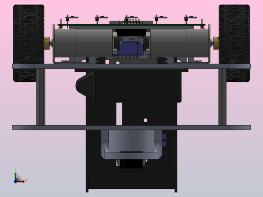 带夹爪的四轮驱动编程小车前视缩略图