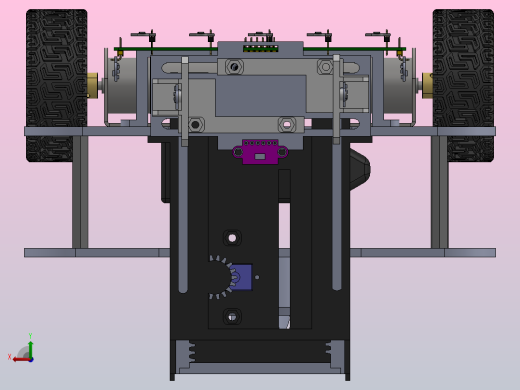 带夹爪的四轮驱动编程小车后视缩略图