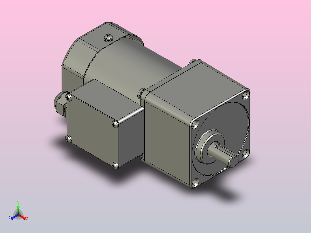 感应电机5IK60GU-CFT 5GU3K～200K主视图