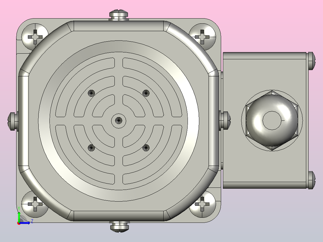 感应电机5IK60GU-CFT 5GU3K～200K左视图