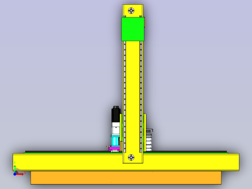 重负载三轴机械手设计前视缩略图