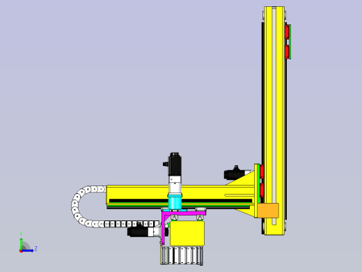 重负载三轴机械手设计左视缩略图
