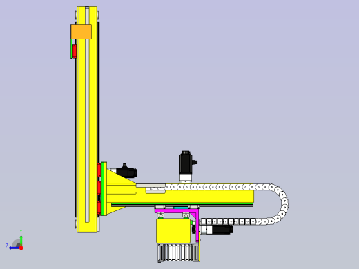 重负载三轴机械手设计右视缩略图