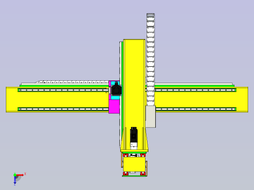 重负载三轴机械手设计俯视缩略图