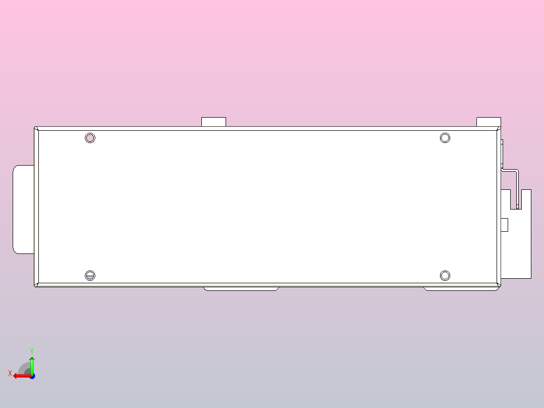 MTH13标准螺杆滑台[MTH13-L#-900-BR-P20-C3]后视图