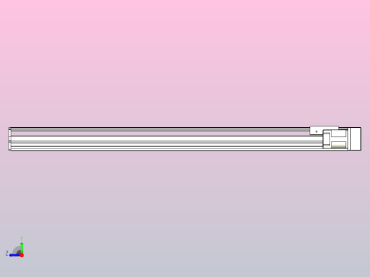 MTH13标准螺杆滑台[MTH13-L#-900-BR-P20-C3]右视缩略图