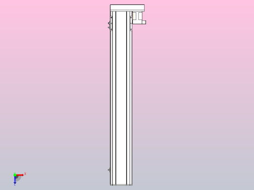 MTH13标准螺杆滑台[MTH13-L#-900-BR-P20-C3]俯视缩略图