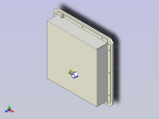 一款同时夹紧机构3D模型