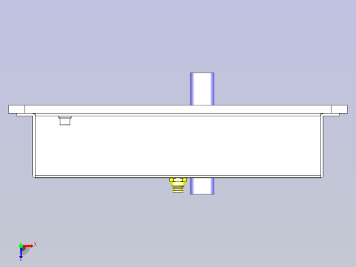 一款同时夹紧机构3D模型俯视缩略图