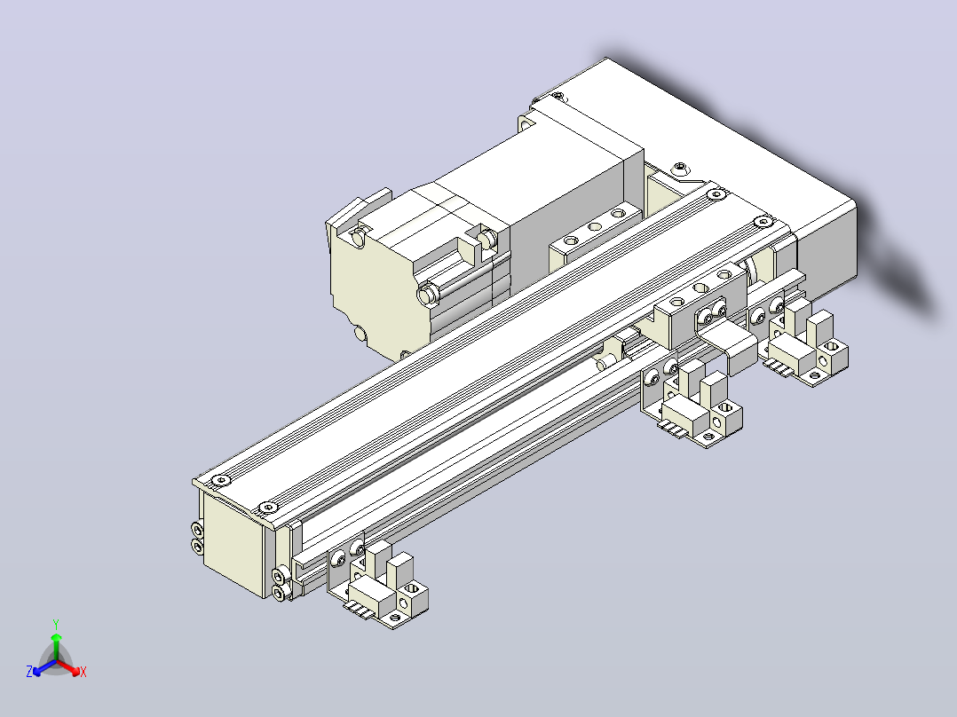 钢基模组TPA-KNR-4002C-200A1-ML-H1S1正等轴测图