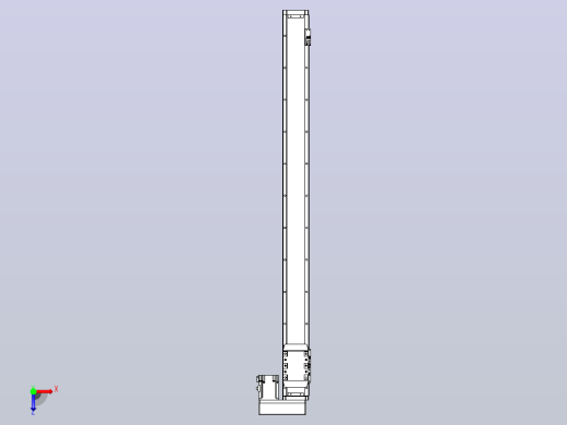 滚珠丝杠直线轴内置导轨TPA-GCR-80-1610C-L1000-MR-M40-N3俯视缩略图