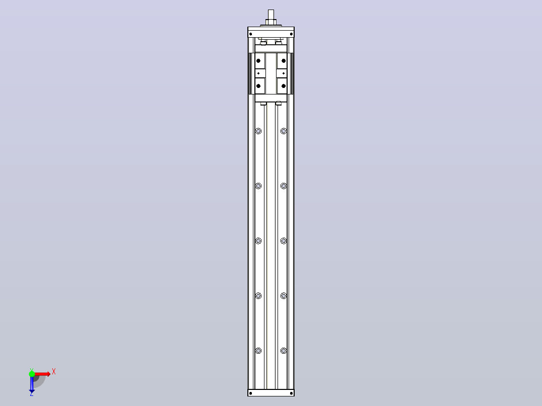 钢基模组TPA-KSR-8610C-640A1-M-H0俯视图