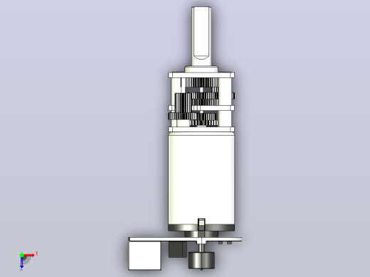 JGA12-N20编码器DC马达[JGA12-N20-50K]俯视缩略图