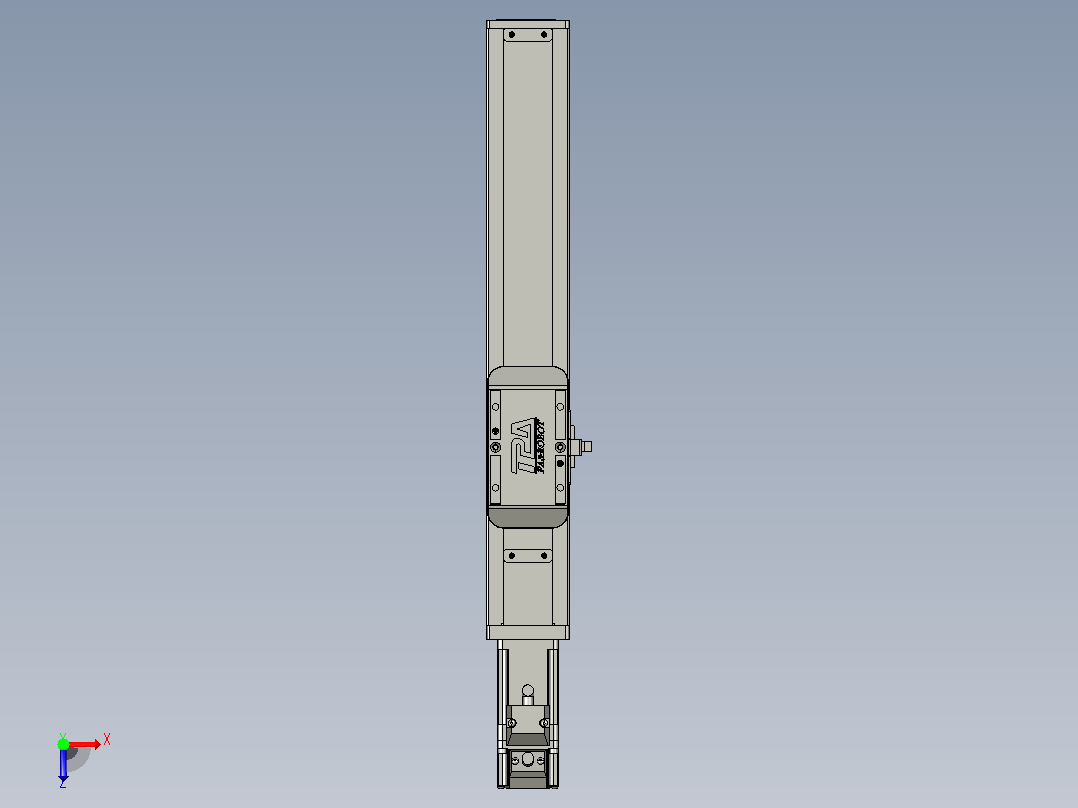 滚珠丝杠直线轴带导轨全封闭TPA-HCR-50S-1210C-L180-M-Y-P10-N3俯视图