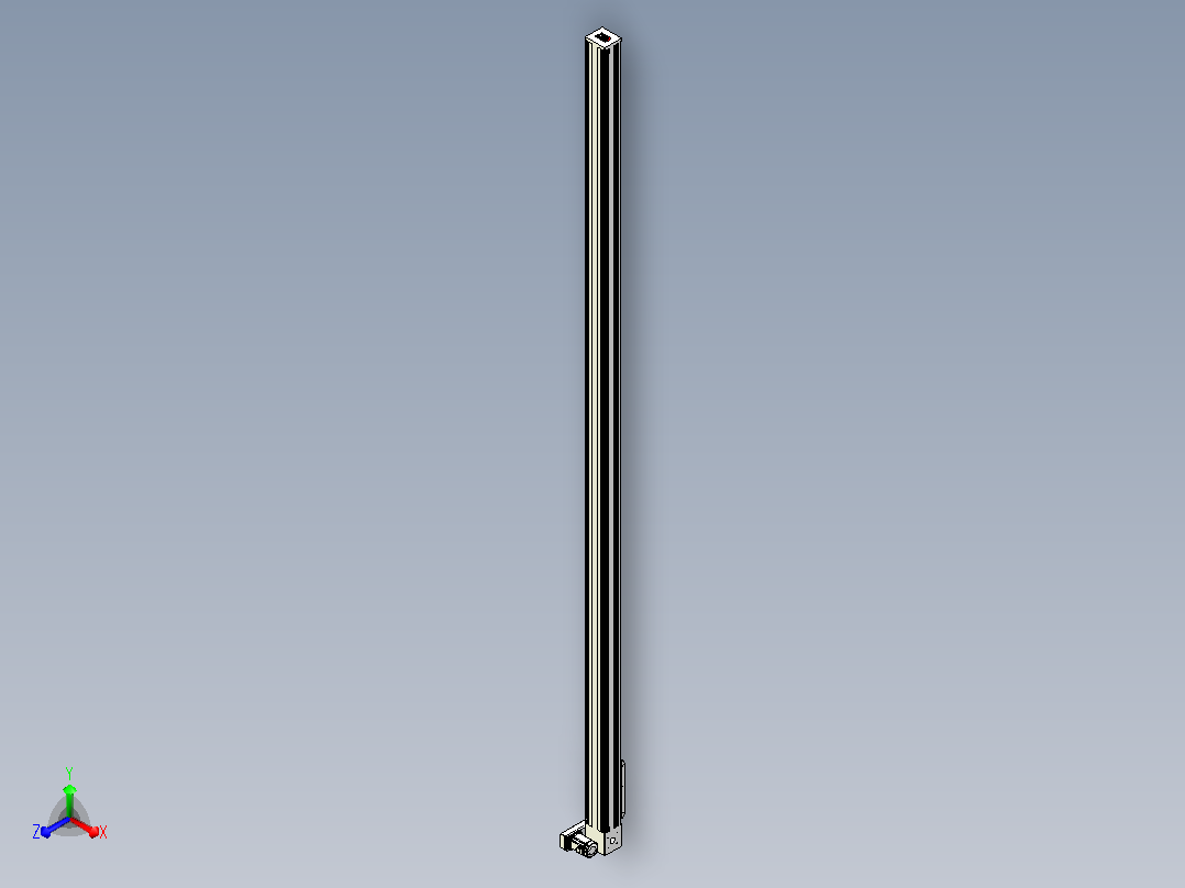 伺服电机集成皮带传动直线执行器TPA-OCB-140-256-L4350-RP-P75-N3主视图