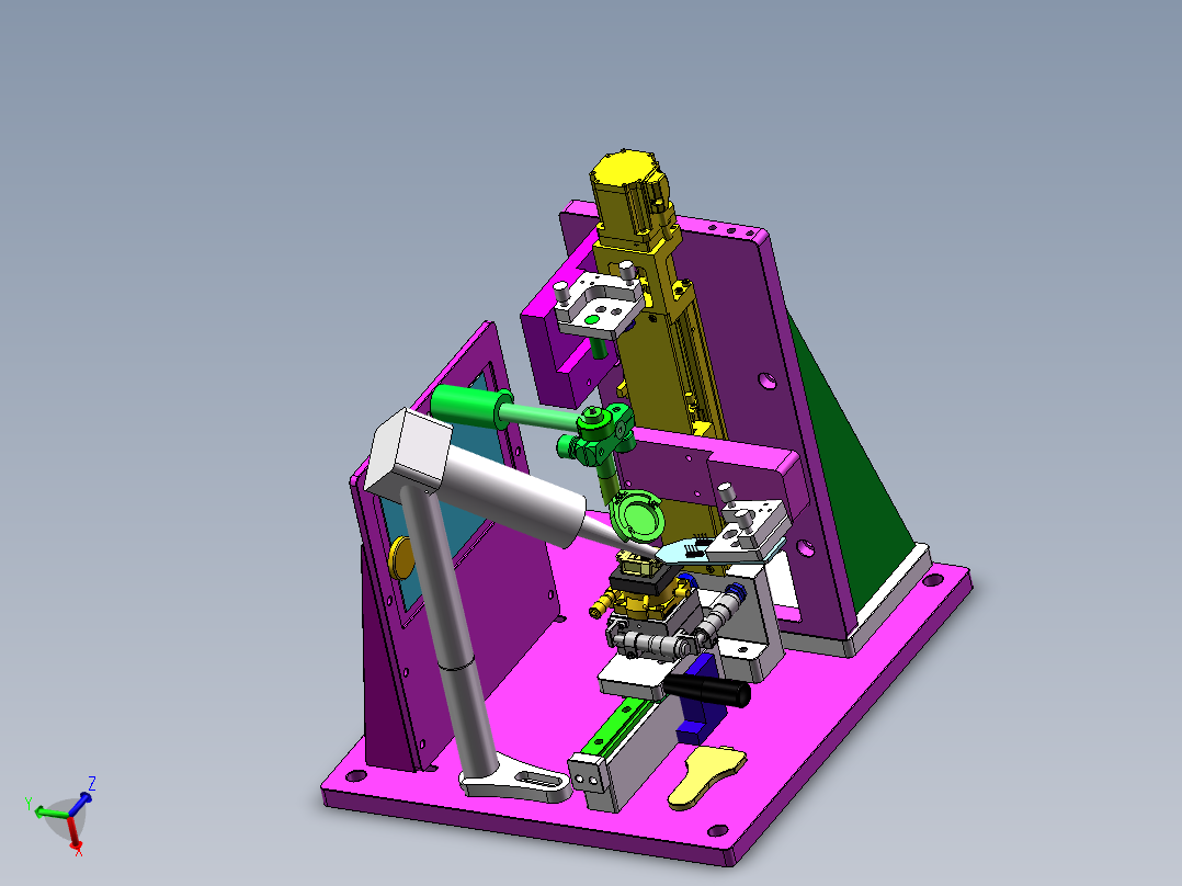 自动化光学测试夹具（SW16可编辑）