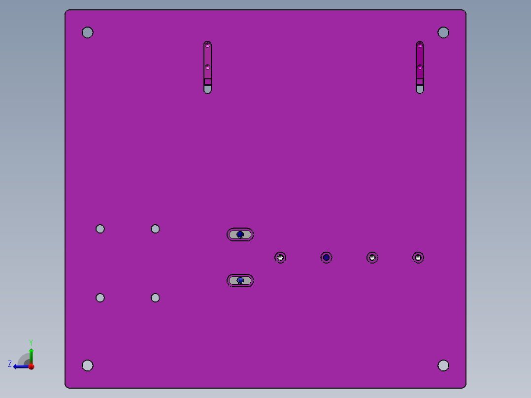 自动化光学测试夹具（SW16可编辑）右视图