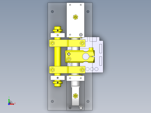 基于板簧的微调机构俯视缩略图
