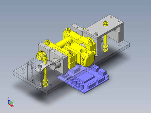 基于板簧的微调机构正等轴测缩略图