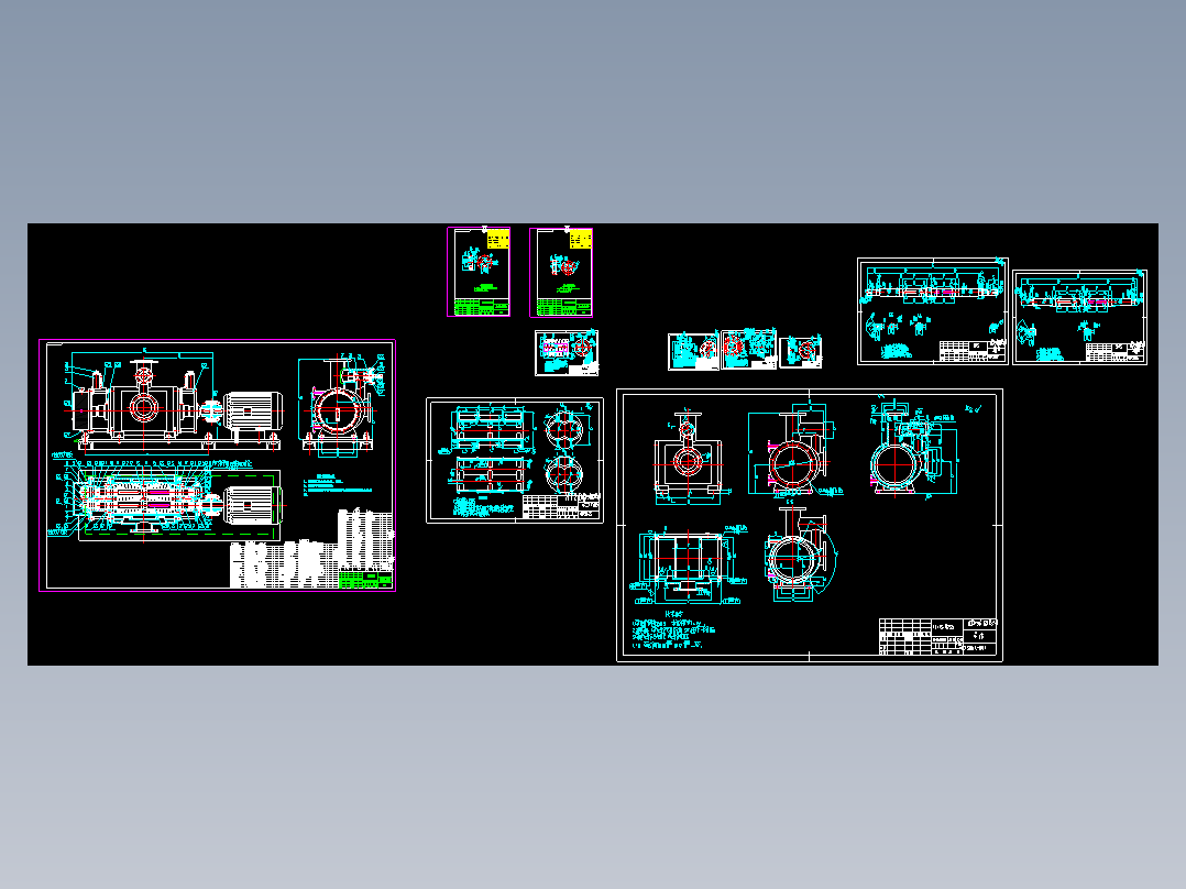 2GH30-42双螺杆泵设计 含CAD图+说明