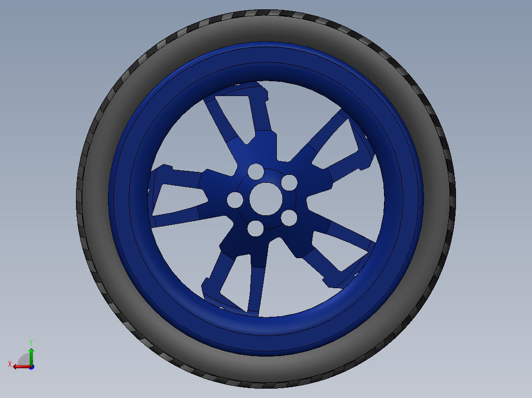 车轮SW2013后视图