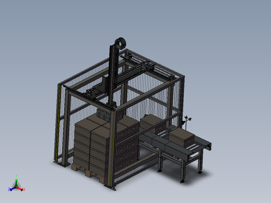 直角坐标机器人桁架机械手大型 架码垛机器人自动化包装码垛机