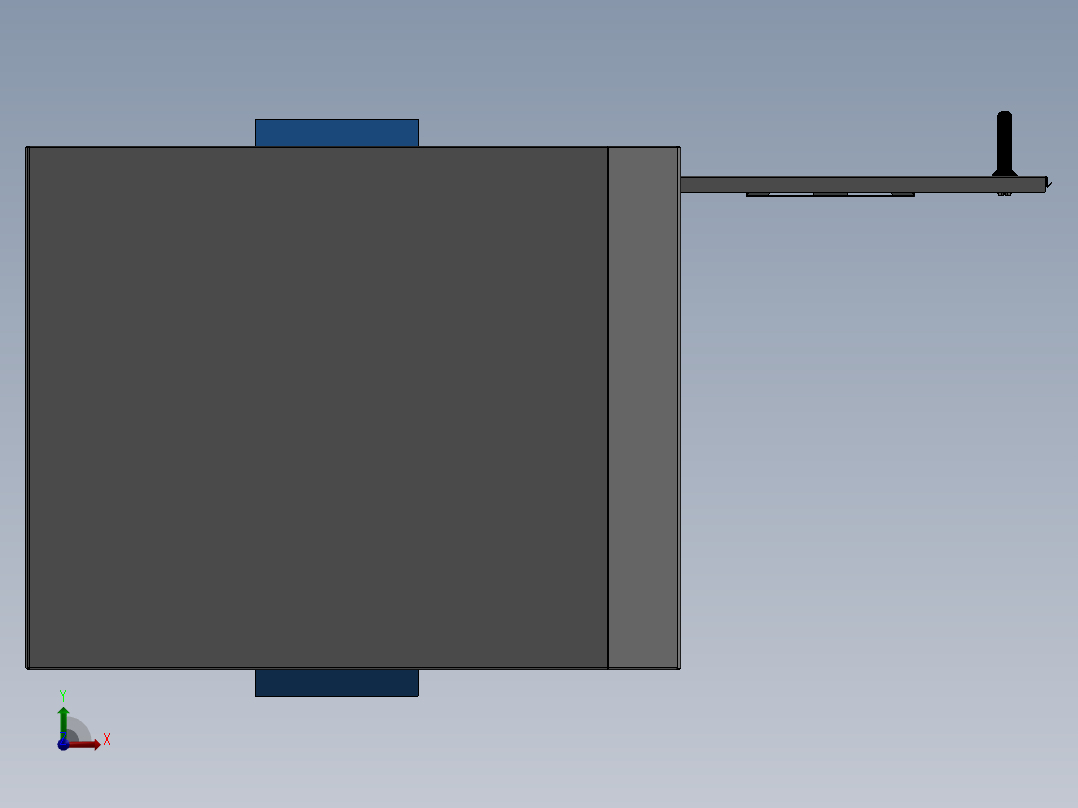 【E89】【IGS】【转】钣金机柜前视图