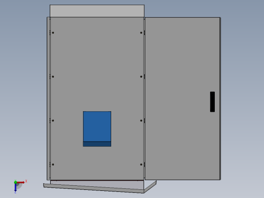 【E89】【IGS】【转】钣金机柜俯视缩略图