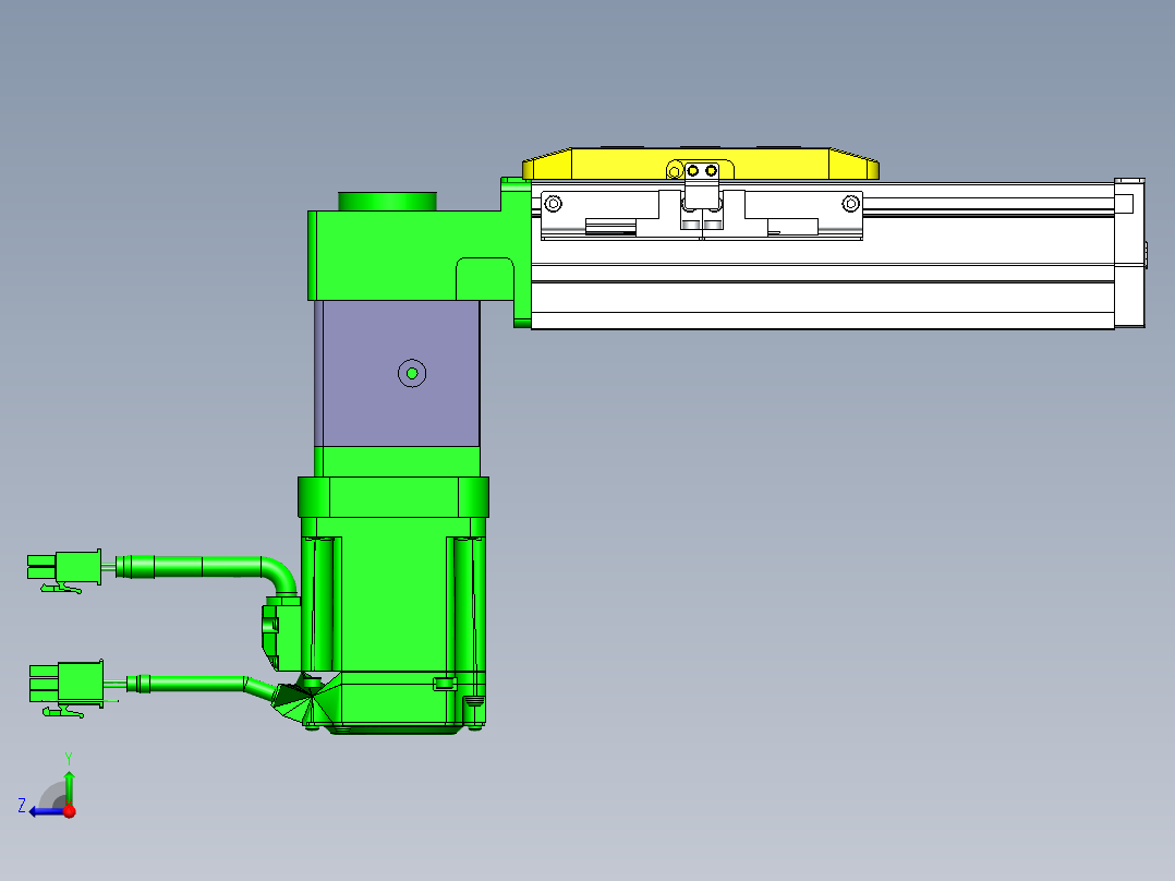 GTA内嵌同步带全封闭GTA5-BM-200W右视图