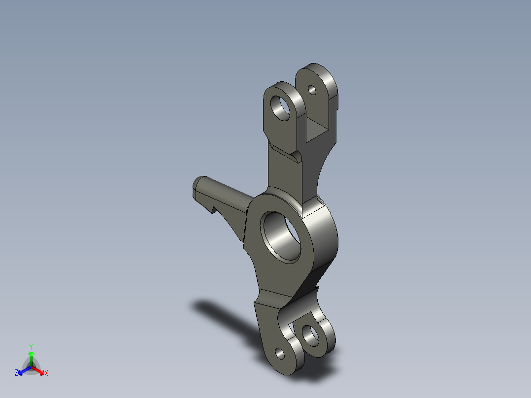 摇臂夹具（CAD图+UG三维）