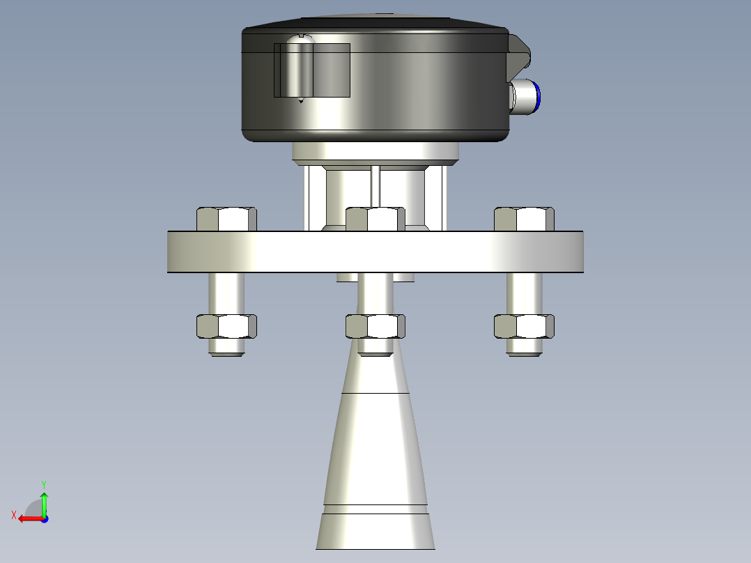 液位传感器-雷达后视图