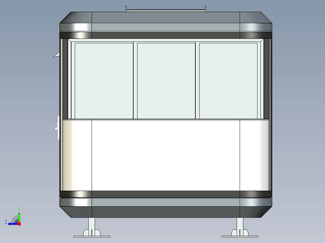 MS-太空舱三维模型右视图