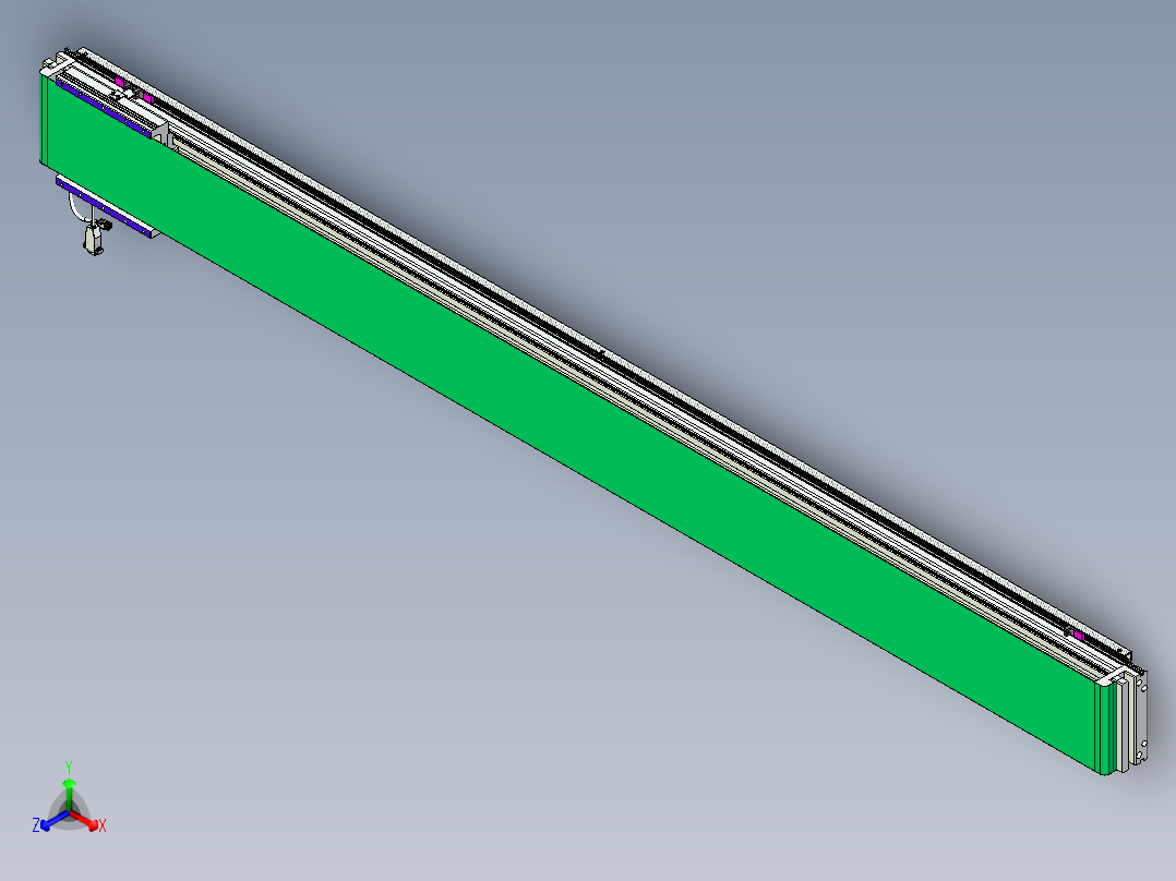 威洛博VL系列直线电机模组-VL17E3-S2050主视图