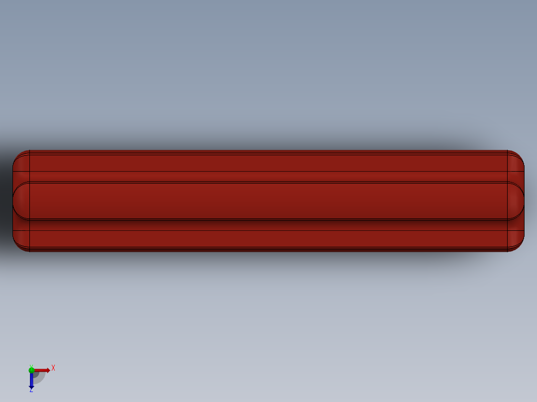 乐高机械组车桥-4519 Red Technic Axle 3俯视图