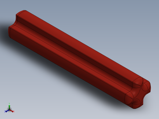 乐高机械组车桥-4519 Red Technic Axle 3正等轴测缩略图