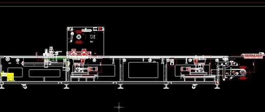 520全自动连续拉伸膜真空包装机图纸缩略图