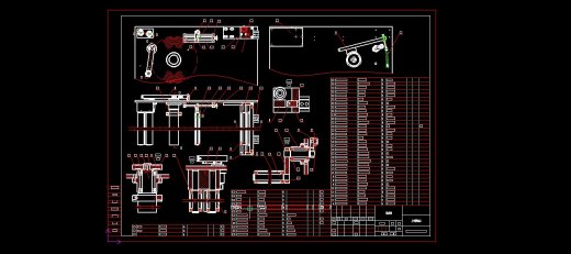 520全自动连续拉伸膜真空包装机图纸缩略图