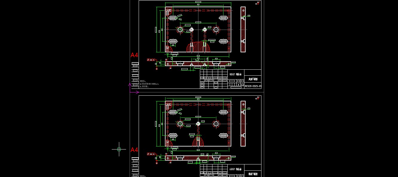 520全自动连续拉伸膜真空包装机图纸