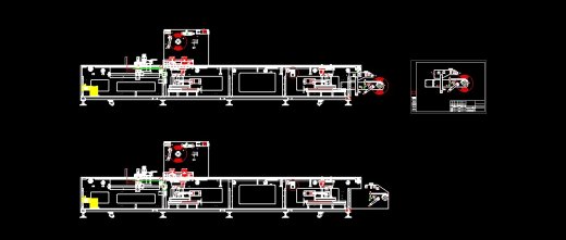 520全自动连续拉伸膜真空包装机图纸缩略图