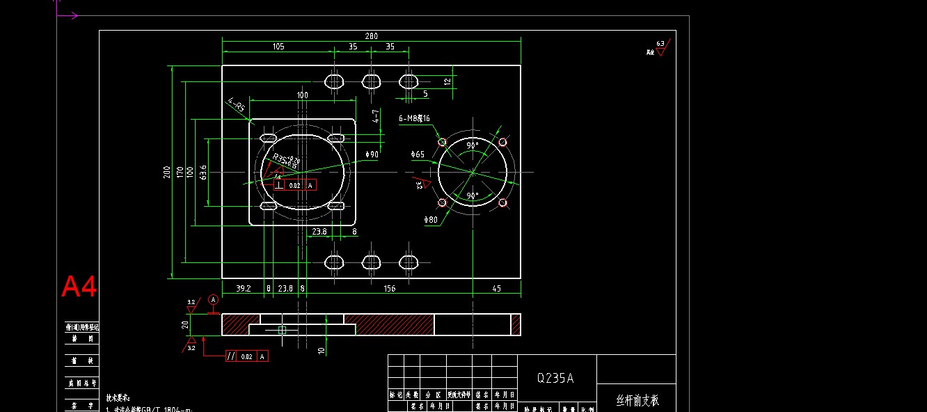 520全自动连续拉伸膜真空包装机图纸