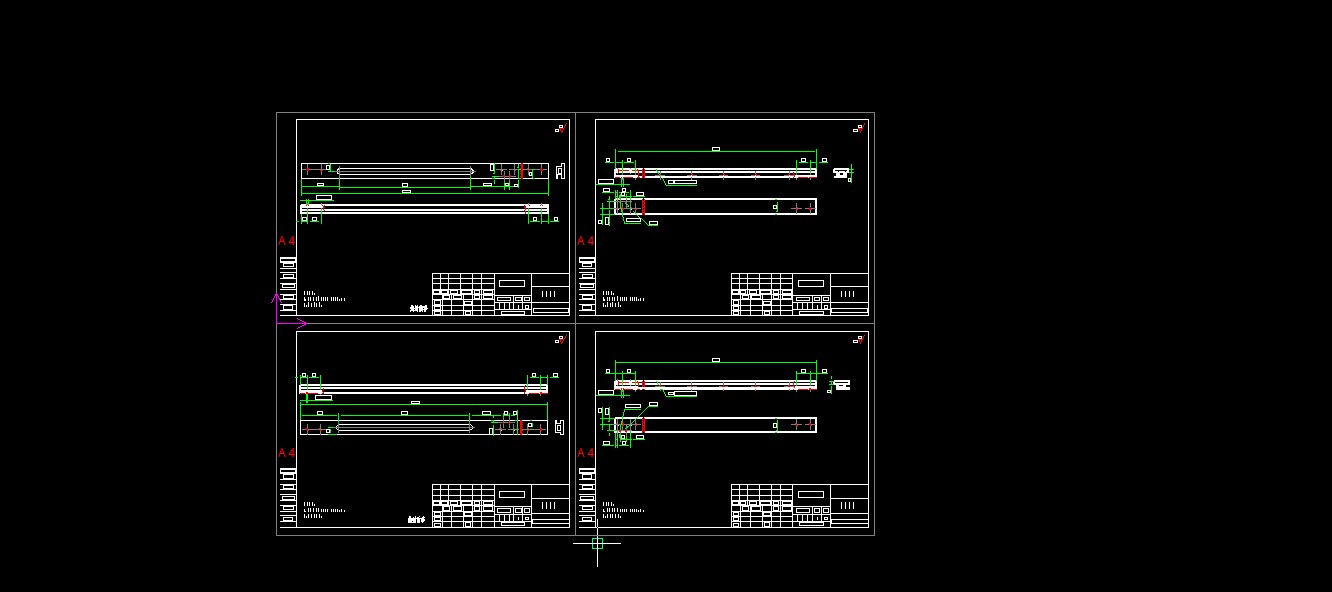 520全自动连续拉伸膜真空包装机图纸