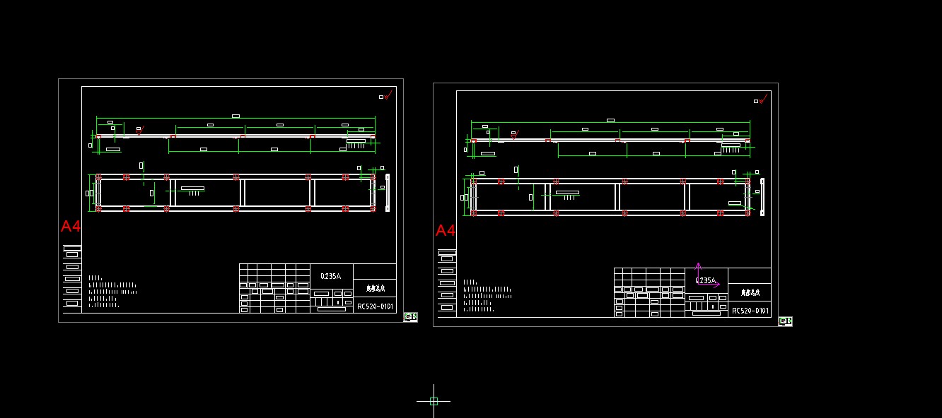 520全自动连续拉伸膜真空包装机图纸