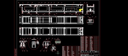 520全自动连续拉伸膜真空包装机图纸缩略图