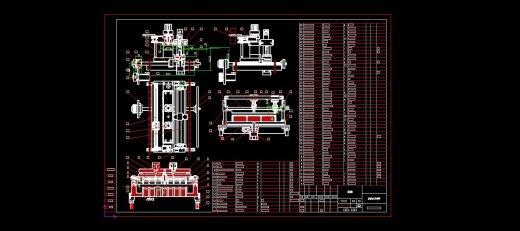 520全自动连续拉伸膜真空包装机图纸缩略图