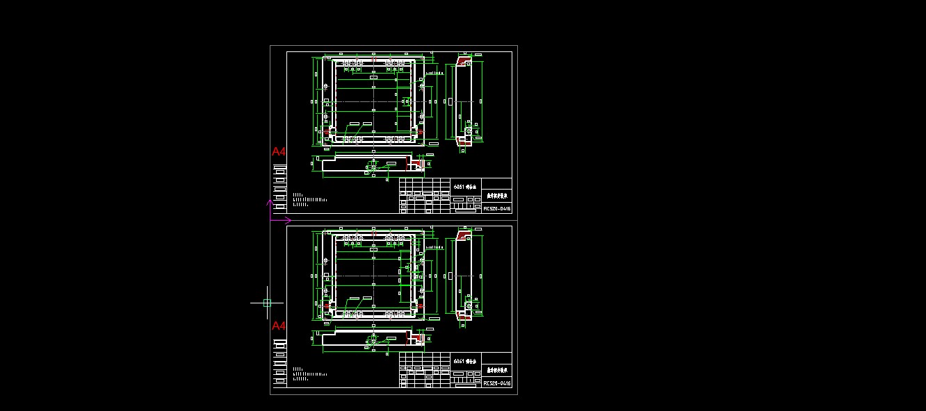520全自动连续拉伸膜真空包装机图纸