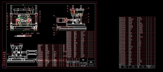 520全自动连续拉伸膜真空包装机图纸缩略图